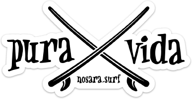 Nosara Surf Shop Pura Vida Sticker